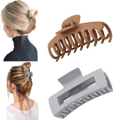 Beera 2 PCS Big Hair Claw Clips for Women Large Claw Clip for Thin Thick Curly Hair Hair Claw
