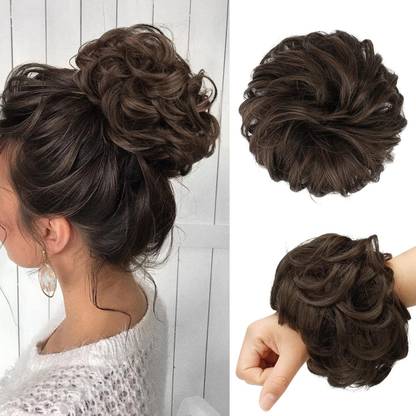 Views Messy Bun Hair Piece Synthetic Hair Scrunchies/Hair Extension Bun
