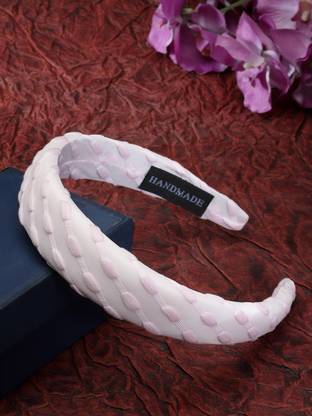 stol'n Abstract Printed Handmade Hair Band - Pink Hair Band