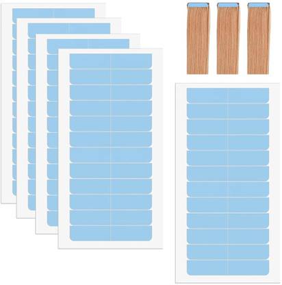 HASTHIP 60 Pieces  Extension Tape Tabs Double Sided Replacement Tape for Extensions Hair Extension