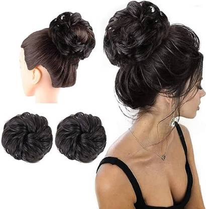 VIVIAN Synthetic Bun Extension And Wigs Artificial Juda For Women Bun