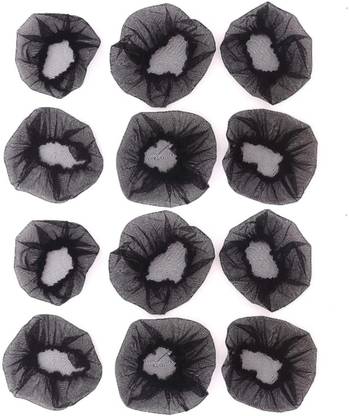Zintalic Hair Net Bun Cover Juda Net for Women and Girls Black Colour ( Pack of 12 Pcs ) Bun