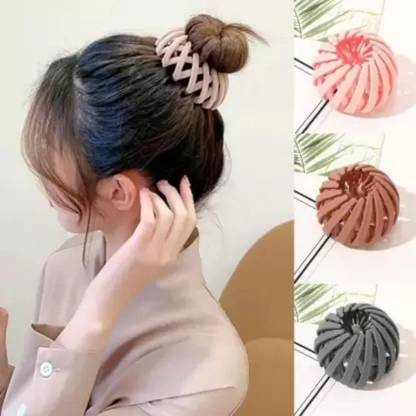 maanya enterprises Bird Nest Hair Clips Holder Plastic Ponytail Holder Bun Clip Bun Clip