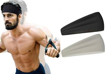 house of common Mens Headband - Running Sweat Head Bands for Sports - Athletic Sweatbands Head Band