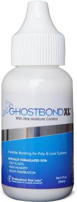 Solo GHOST BOND XL Hair Replacement Adhesive 1.3oz- Invisible Wig Bonding Glue Hair Accessory Set
