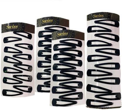 Swiss tiktik Hair Accessories Tic Tac Hair Clip 4cmPackof 12+5 cm Pack of 24+5.5cm Pack of 12 Tic Tac Clip