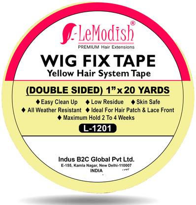LeModish HAIR WIG YELLOW CLOTH ,WATER PROOF CLOTH Hair Stamp