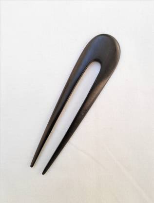 Jain Export Simple Design fork style hair bun stick handmade from wood Bun Stick