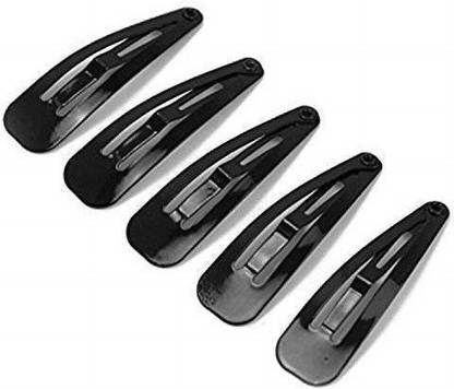 house of common MEHAK CREATION (No-1) Pack Of 5Pcs Multi Purpose Black Color 3 Cm Long Tic Tac Clip