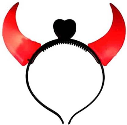 topgifties Devil Horn/ Led Horn for Rock party & batchelor party hair band Hair Band