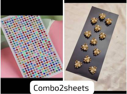 KVY COLLECTION Hair acessories for wome&girls decoration pearls,velcro hair clips(combo) Hair Tattoo/Sticker