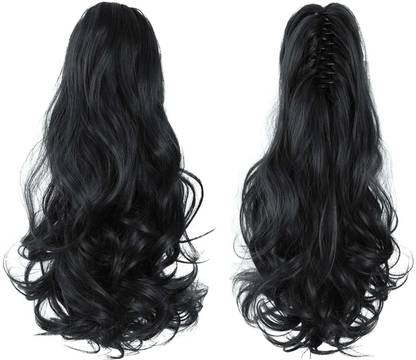 BEING BELLA 1 Pcs Straight -Curl Ponytail With Clip Hair Extension for Women and Girls Braid Extension