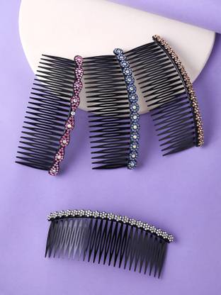 YELLOW CHIMES French Twist Hair Comb Clip With Teeth Grip For Fine Hair Accessories Hair Clip