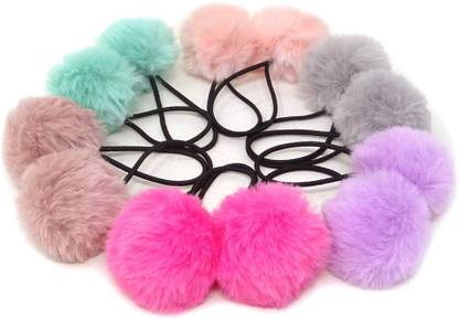 Feel Pretty Pom-pom ponytail Rubber Band