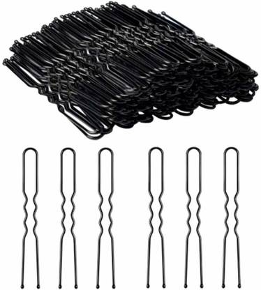 avnish 100 Pcs Curved U shape Bobby Pins Wedding Hair Pins Metal Hair Bun Pin Hair Pin