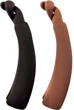 Soika Banana Clip | Hair Clip | Hair Holder | Pack of 2 | Black & Coffee Banana Clip