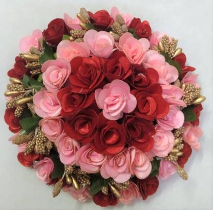 RUCHI Beautiful Artificial Hair Flower South Indian Gajara Bun Bun