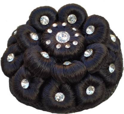LOOT LO OFFERS HAIR STYLE Awesome For Women & Girls Stone Work Juda For Fancy Designer Rubber Band