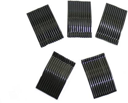 Tintoo 72Pcs Medium size Black bobby hair pins -Pack of 72 Hair Pin