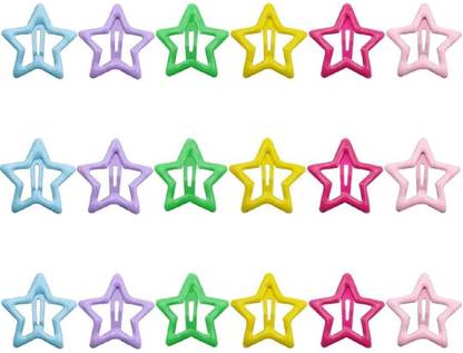Misa Star Shape Hair Clips Hair Pins for Girls Women (Pack of 10 Pieces Combo) Hair Pin