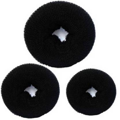 El Cabell Hair Donut bun Juda Maker Bun Maker Puff Hair Accessories Set Pack of 3 Bun