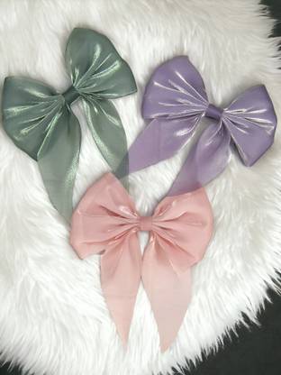 Unique jewels Best Quality 3 Piece Combo Set Hair Bow Clip Hair Clip
