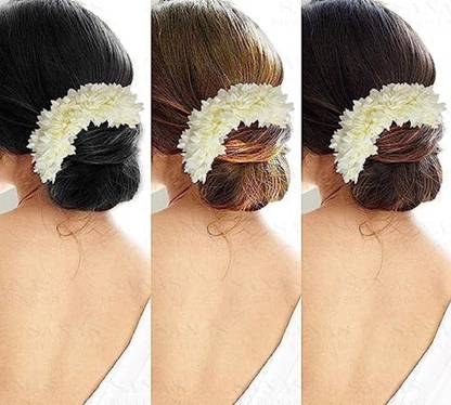 THE MAXIM 2 pc Premium Scented Mogra Gajra Rubber Band Rubber Band
