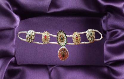 ora collection RAJPUTI SHEESHFOOL WITH BORLO Hair Chain