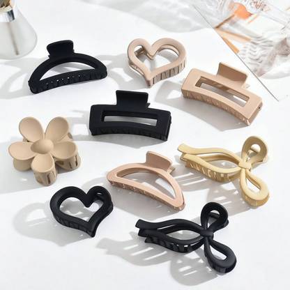 Alucia Korean Matte Hair Claw Clip Accessories For Women And Girls Hair Claw