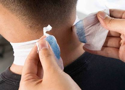 Kerazen Neck Ruffle Roll Paper Strip Tissue for Salon | Barber Neck Strips (500 Tissues) Hair Accessory Set