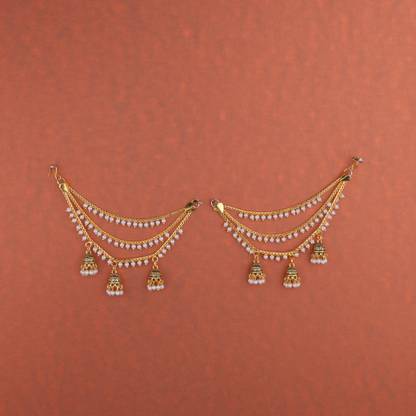 JK FASHION DEAL Beautiful Hair Chain For Bridel, Hair Chain