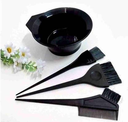 Glosync 4pc of Salon Hair Coloring Dyeing Kit Color Dye Brush Comb Mixing Bowl