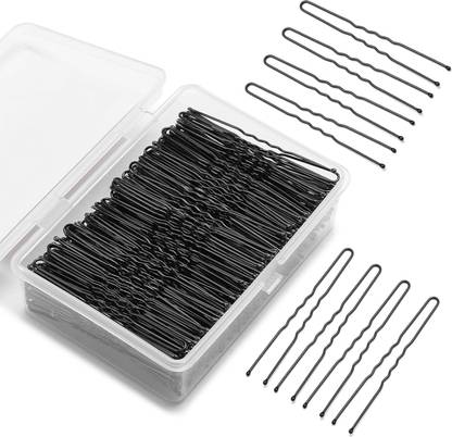 Tintoo 100 Pieces U Shaped Hair Pins With Storage Box (Large) Hair Pin