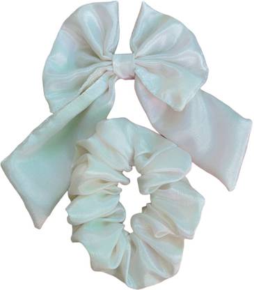 Ayesha Collection ScrunchieAndBow Rubber Band