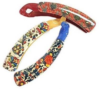 Sonpal Big Size Hair Banana Pin Multi Color Hair Clips Hair Clip Self Lock Acrylic Banana Clip