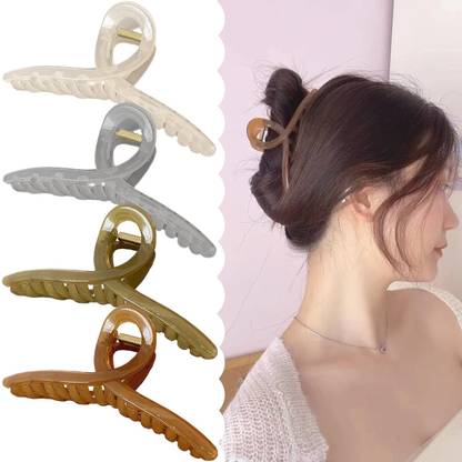 APSAMBR Big Hair Claw Clips Large Butterfly Hair Clips for Women Hair Claw