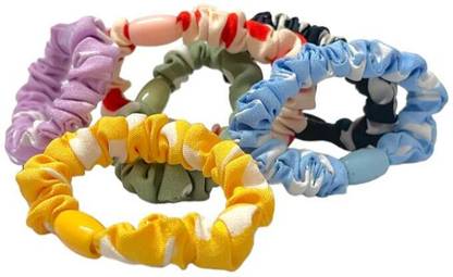Fabowlous Scrunchies Rubber band Rubber Band (Multicolor) Rubber Band