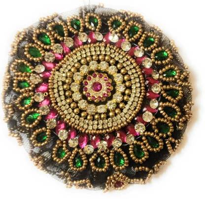 बाक्यलक्ष्मी स्टोर Aari hair bun net / Maggam hair bun net / Hair design