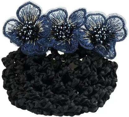maycreate Flower Hair Bun Accessories for Women Hair Snood Net Hair Clip