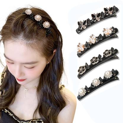 HASTHIP Hair Braid Pearl Hair Clip for Girl Magic Hair Claw Clips Hair Hair Clip