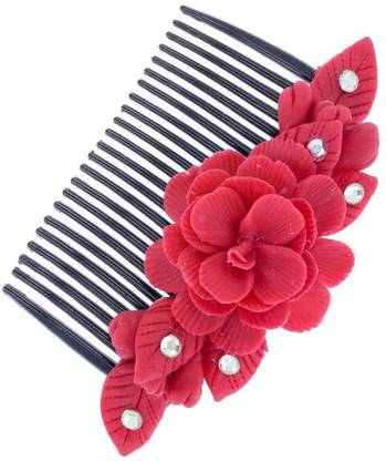YOU & YOURS HAIR COMB PIN – HANDMADE FLOWER ACCESSORY Back Pin