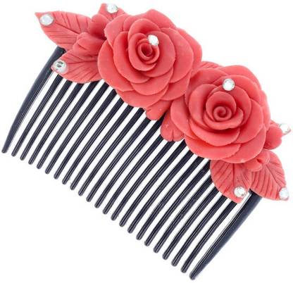 YOU & YOURS HAIR COMB PIN – HANDMADE FLOWER ACCESSORY Back Pin