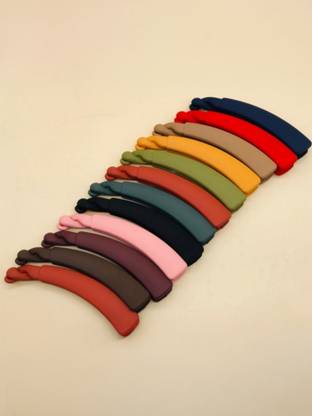 simreen Pack of 12 Matte Banana Clips Medium Size , Hair clips Banana Matte hair clips Banana Clip