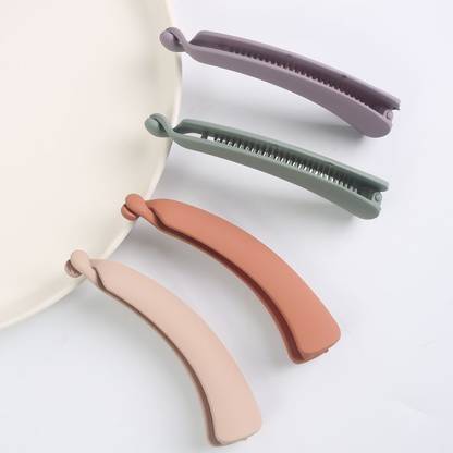 Freebies Korean super Matte Banana Hair Clip Ponytail Banana Clip