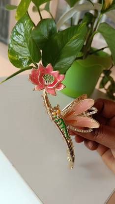 ZAYA Flower Dragonfly Hair Clutcher Hair Clip