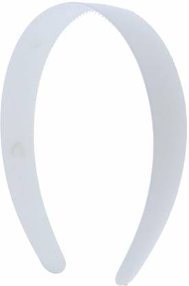 ELECSA white Plastic Headbands pack of 2 Head band Women Girls Hair Band