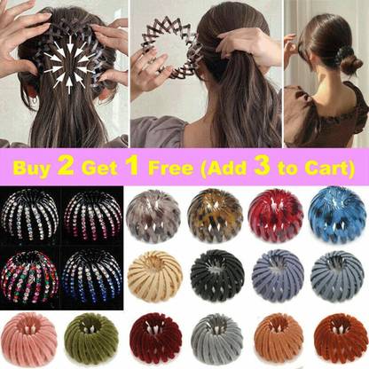 MEHAK CREATION Crystal hairpin bird nest clutcher for ponytail and juda Hair Clip Hair Claw