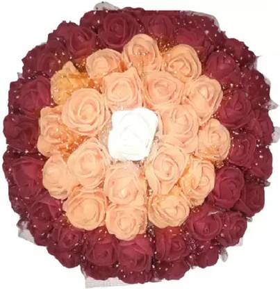 adhira Trendy Fancy Artificial Flower Hair Bun,hair bun clip Bun Clip