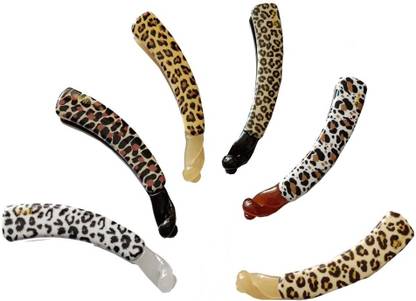DENICRAAS leopard banana clip 6p Banana Clip