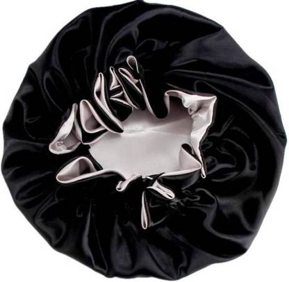 VIYANSHI Adjustable Satin Sleep Cap Hair Bonnet Double Layered Hair Accessory Set